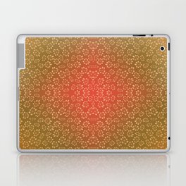 Bohemian Meditation Space Amber Laptop Skin