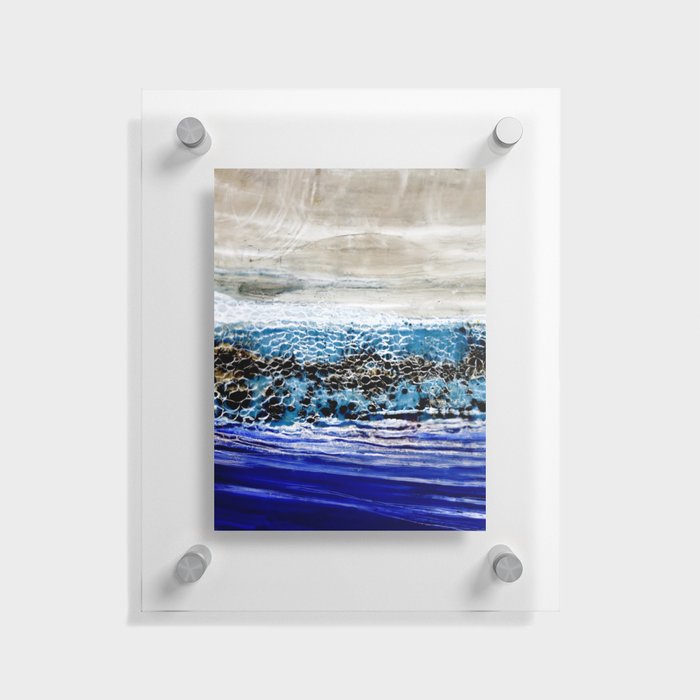 ...blurred line of horizons Floating Acrylic Print