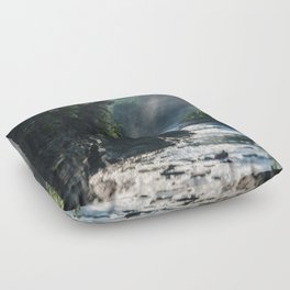 Letchworth River New York State Floor Pillow