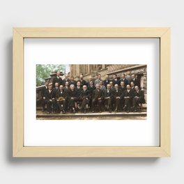 Solvay Conference Recessed Framed Print