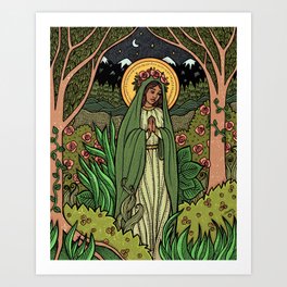Our Lady of the Forest Art Print