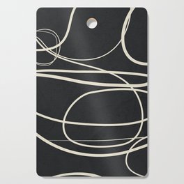 Abstract Line 19 Cutting Board