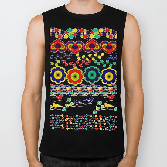 Nature in Patterns Biker Tank