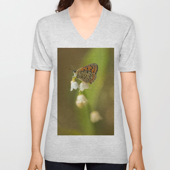 Lily of the valley V Neck T Shirt