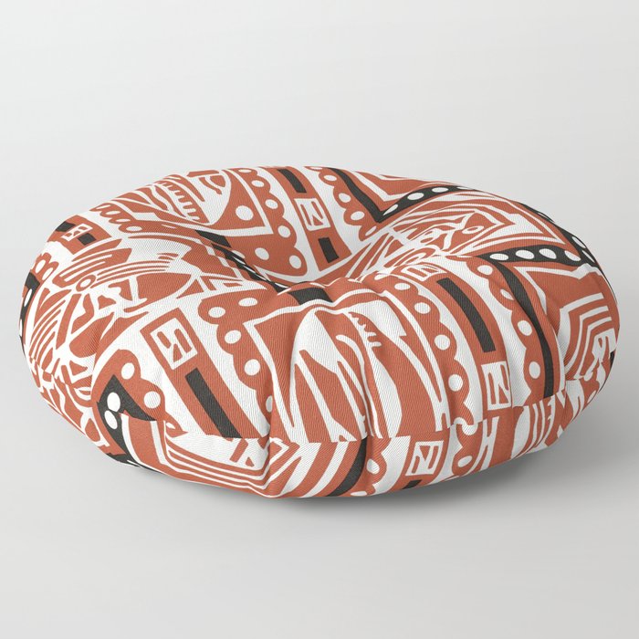 Cubist Shapes Floor Pillow