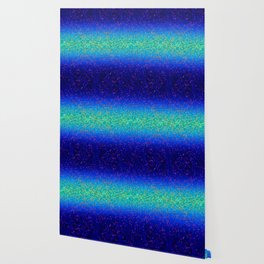 Blue Sparkles Wallpaper Society6