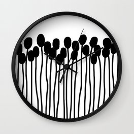 Stems Wall Clock