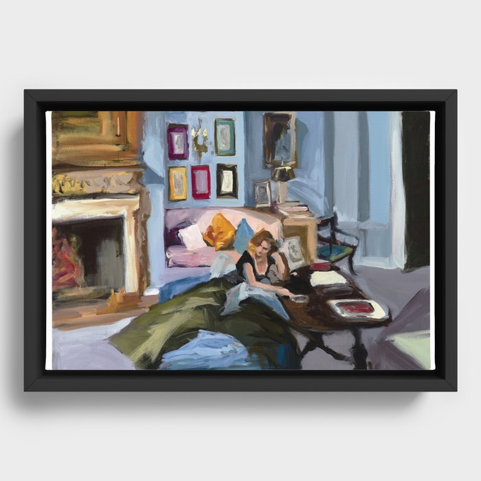Indiscreet Framed Canvas