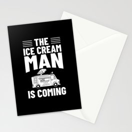 Ice Cream Truck Driver Ice Cream Van Man Stationery Card