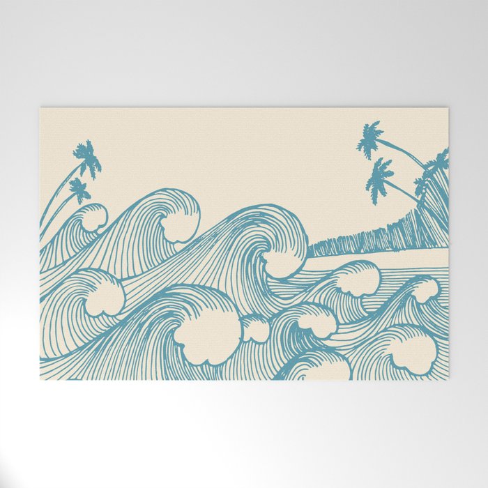 Waves Welcome Mat