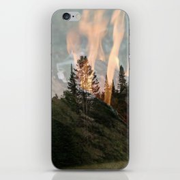 Fire in the Centerfold  iPhone Skin