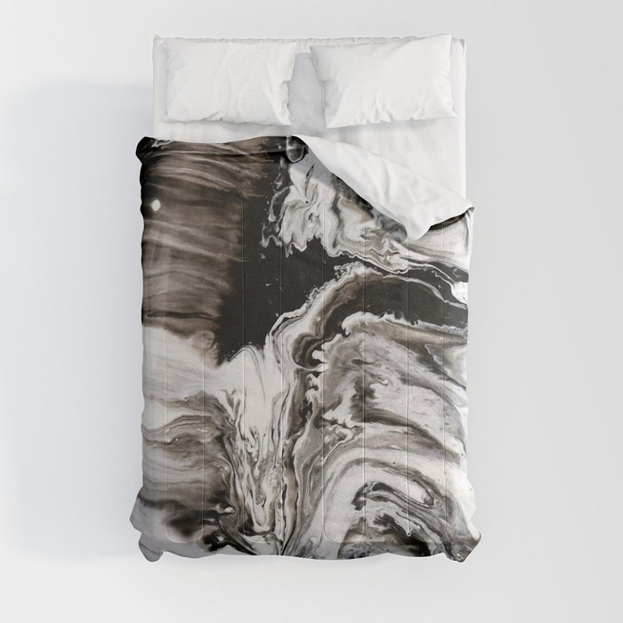 Marble Comforter by Akwaflorell | Society6