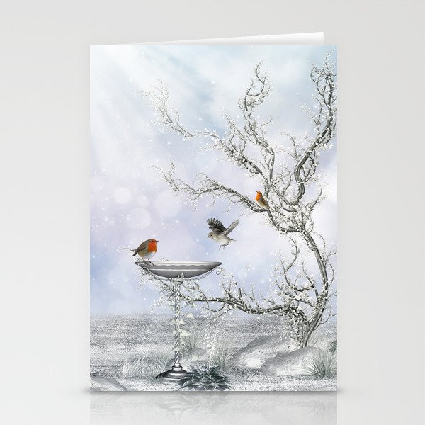 Winter Feeling Stationery Cards