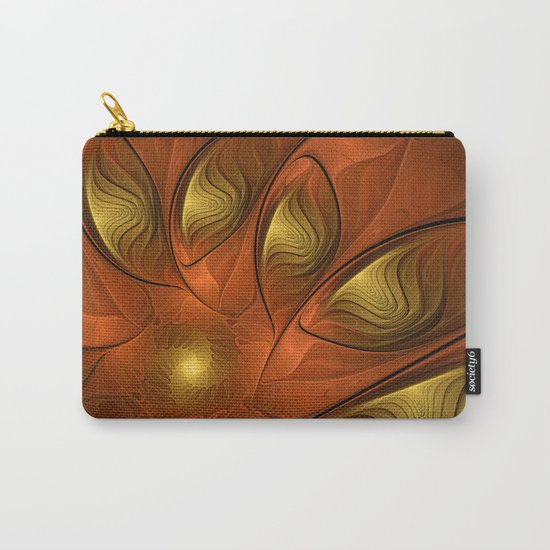Fantasy in Copper and Gold Carry-All Pouch