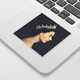 Queen Elizabeth II in Profile Sticker