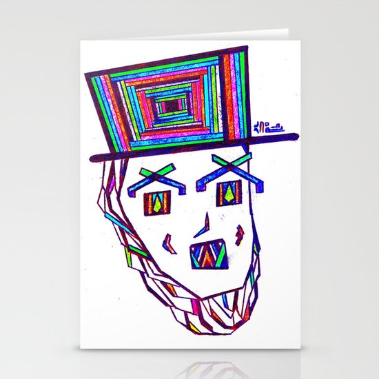 Colored Lincoln Stationery Cards
