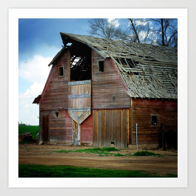 I Heart Old Barns Art Print By Allisonpagephotography Society6