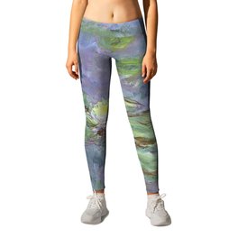 Monet, water lilies or nympheas 3 1915 water lily Leggings