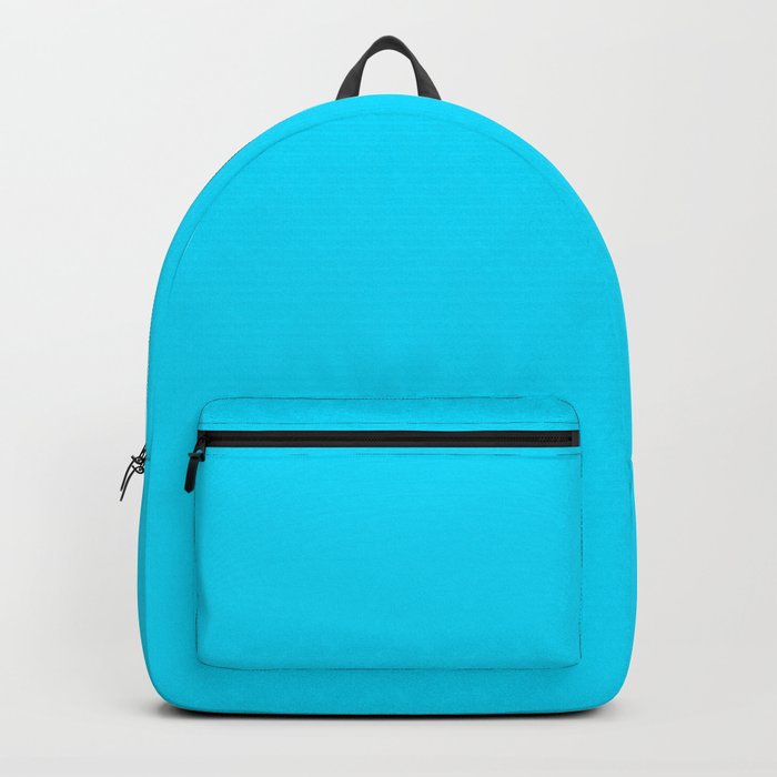 Neon blue shop backpack