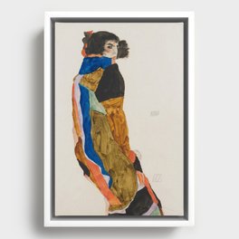 Egon Schiele - Moa (Dancer) Framed Canvas