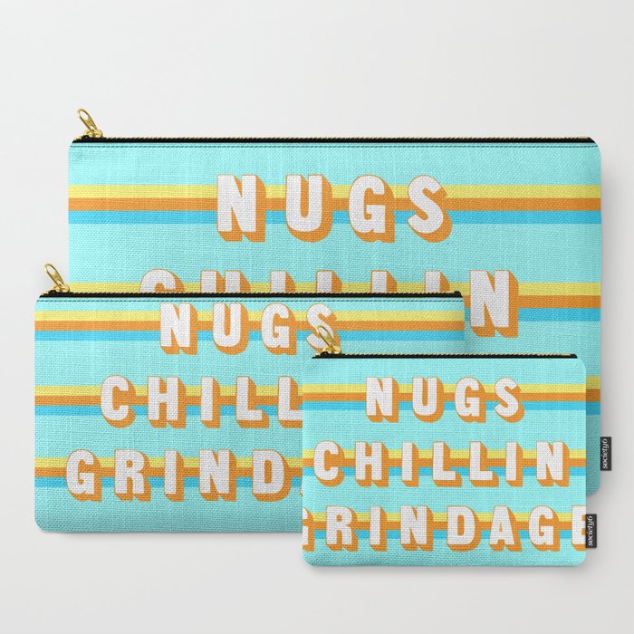 Encino Man Rule Of Threes Carry All Pouch By Ratmcdirtmouth Society6