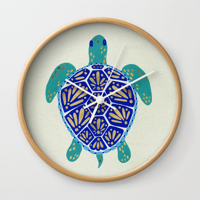 Sea Turtle Wall Clock