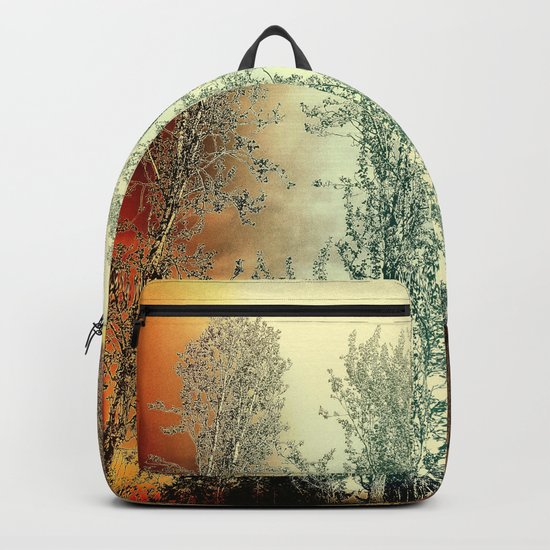 Autumn Poplars, Sunlight Dreaming About You Backpack