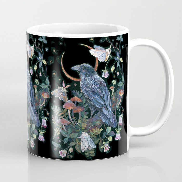 Moon Raven  Coffee Mug