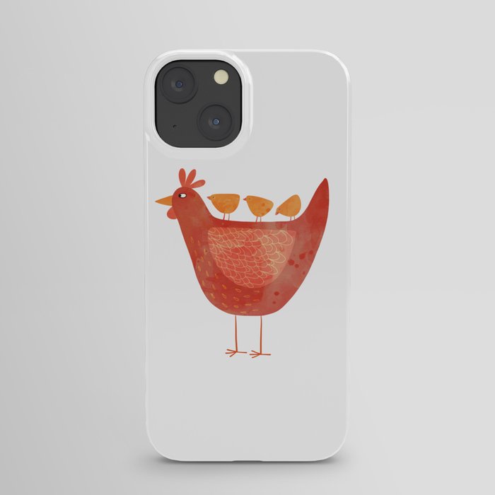 Hen and Chicks iPhone Case