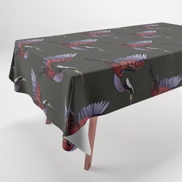 Agami heron dark Tablecloth