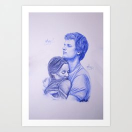 Fault In Our Stars drawing Art Print
