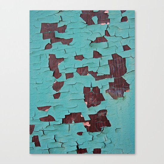 A Peeling Paint Canvas Print