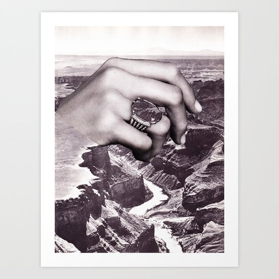 In/On/Over Art Print