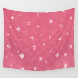 Pretty Pink Starlight (8bit) Wall Tapestry