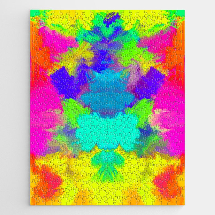 Tropical Trip Abstract Design Jigsaw Puzzle