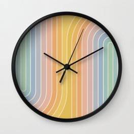 Gradient Curvature III Wall Clock