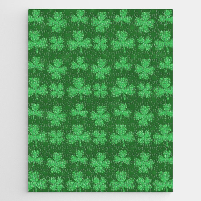 St Patrick's day clovers Jigsaw Puzzle