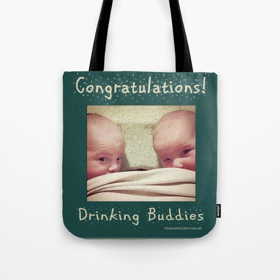 Congratulations on Twins Babies! Tote Bag