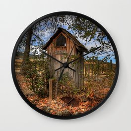 Outhouse Wall Clock