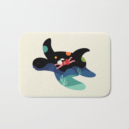 Ocean Roaming Bath Mat