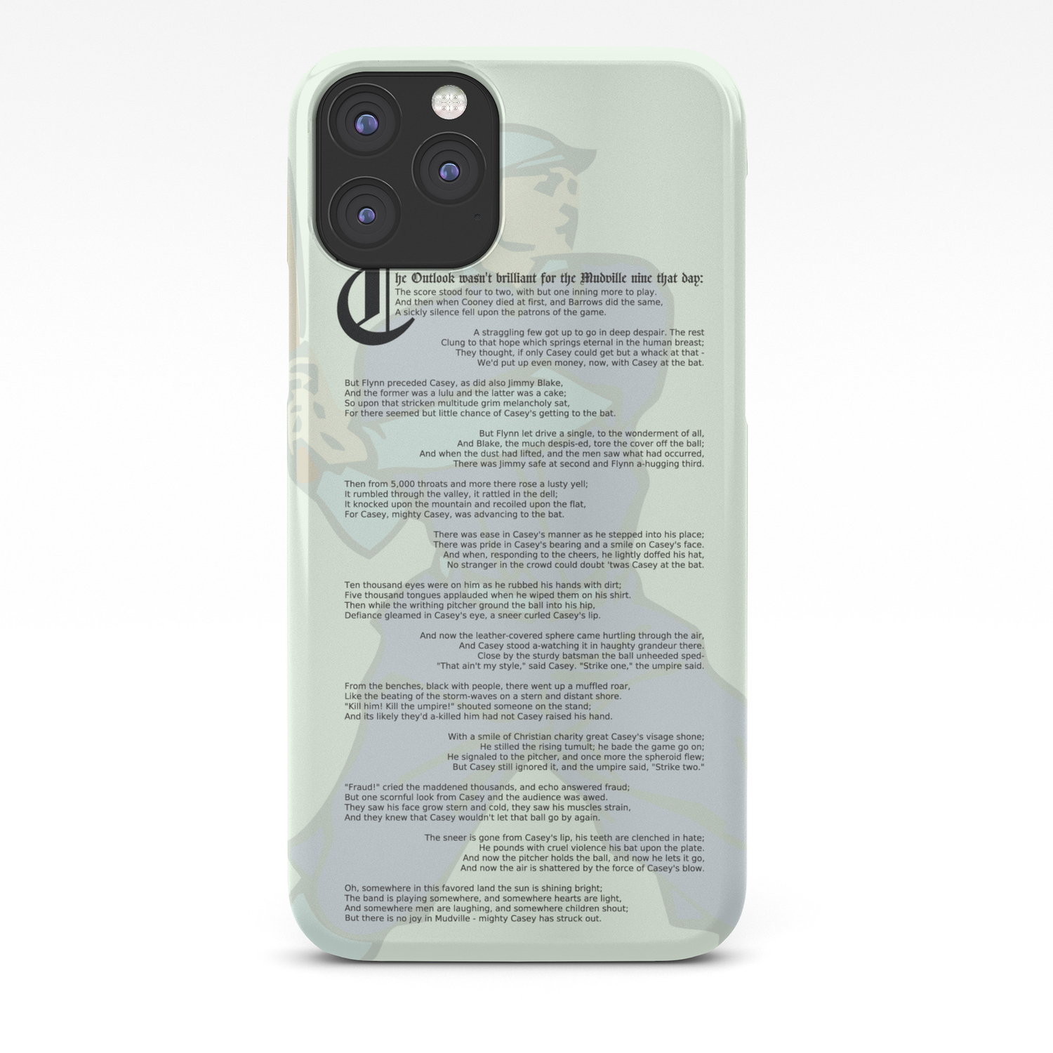 Casey At The Bat Iphone Case By Studiofibonacci Society6