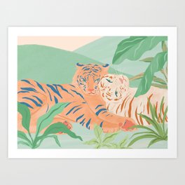 Easy Tigers Art Print