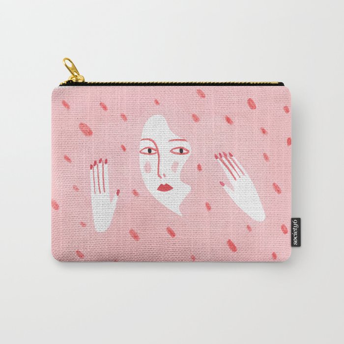 Printed Carry All Pouches | Society6