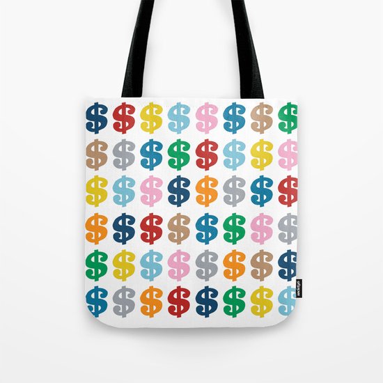 Colourful Money 48 Tote Bag