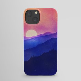 Cobalt Mountains iPhone Case