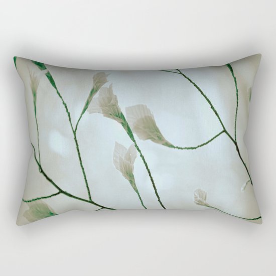 delicate flowers Rectangular Pillow