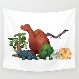 Dinosaur Party Wall Tapestry