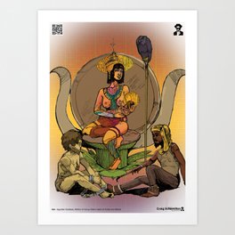 Isis - Egyptian Goddess, Mother to Horus & Patron to Artists and the Imprisoned (2nd Edition, Color) Art Print