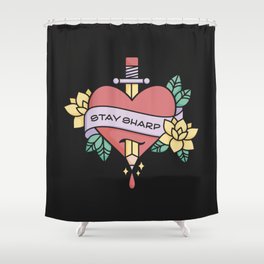 Stay Sharp Shower Curtain