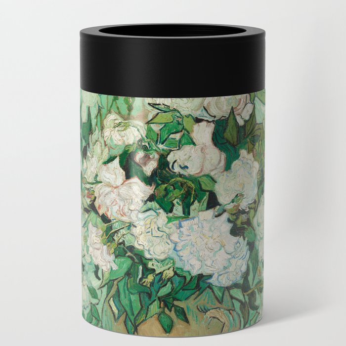 Vincent van Gogh "White Roses in a Vase" Can Cooler